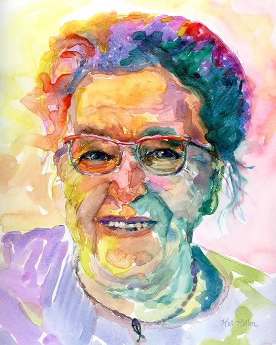 Portrait of Corrie Ten Boom christian wall decor 