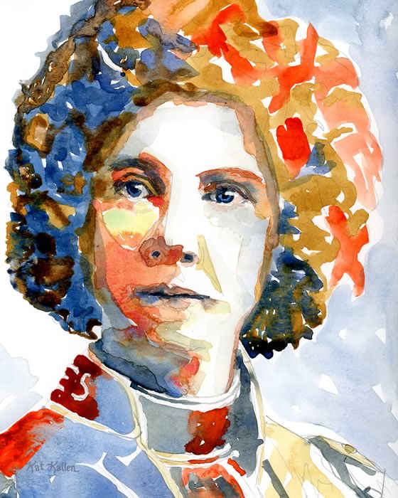 Portrait of Evangeline Cory Booth leader of Salvation Army Gift 