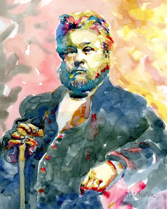 Portrait of G.K. Chesterton for sale 